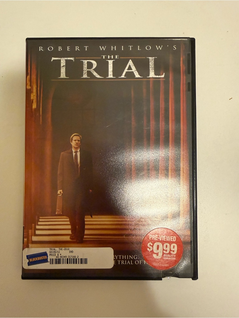 The Trial by Robert Whitlow DVD
